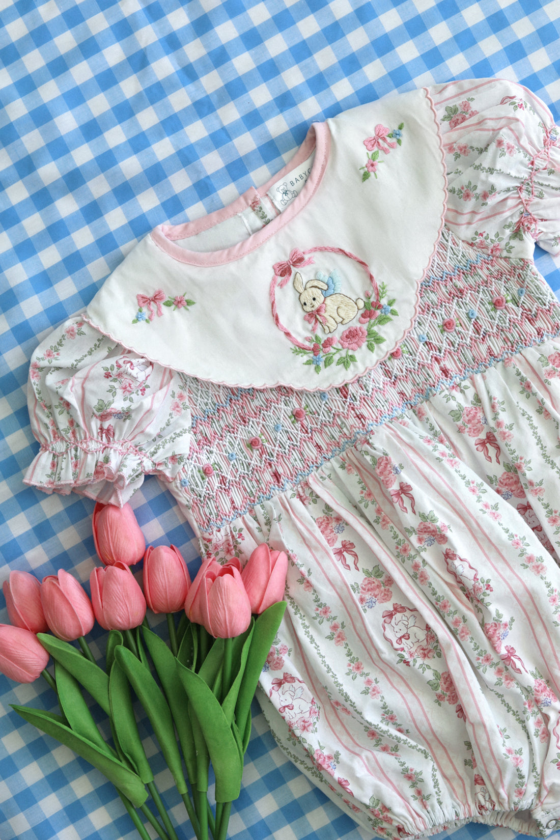 Little Blossom Bunny Romper * Pre Order