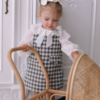 Giselle Tweed Dress- Charcoal