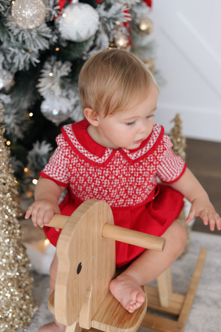 Jolly Gingham Romper * Pre-Order October