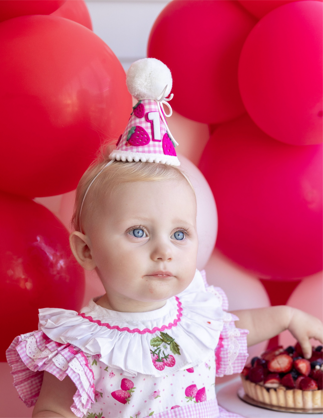 Strawberry Shortcake Birthday Party Hat