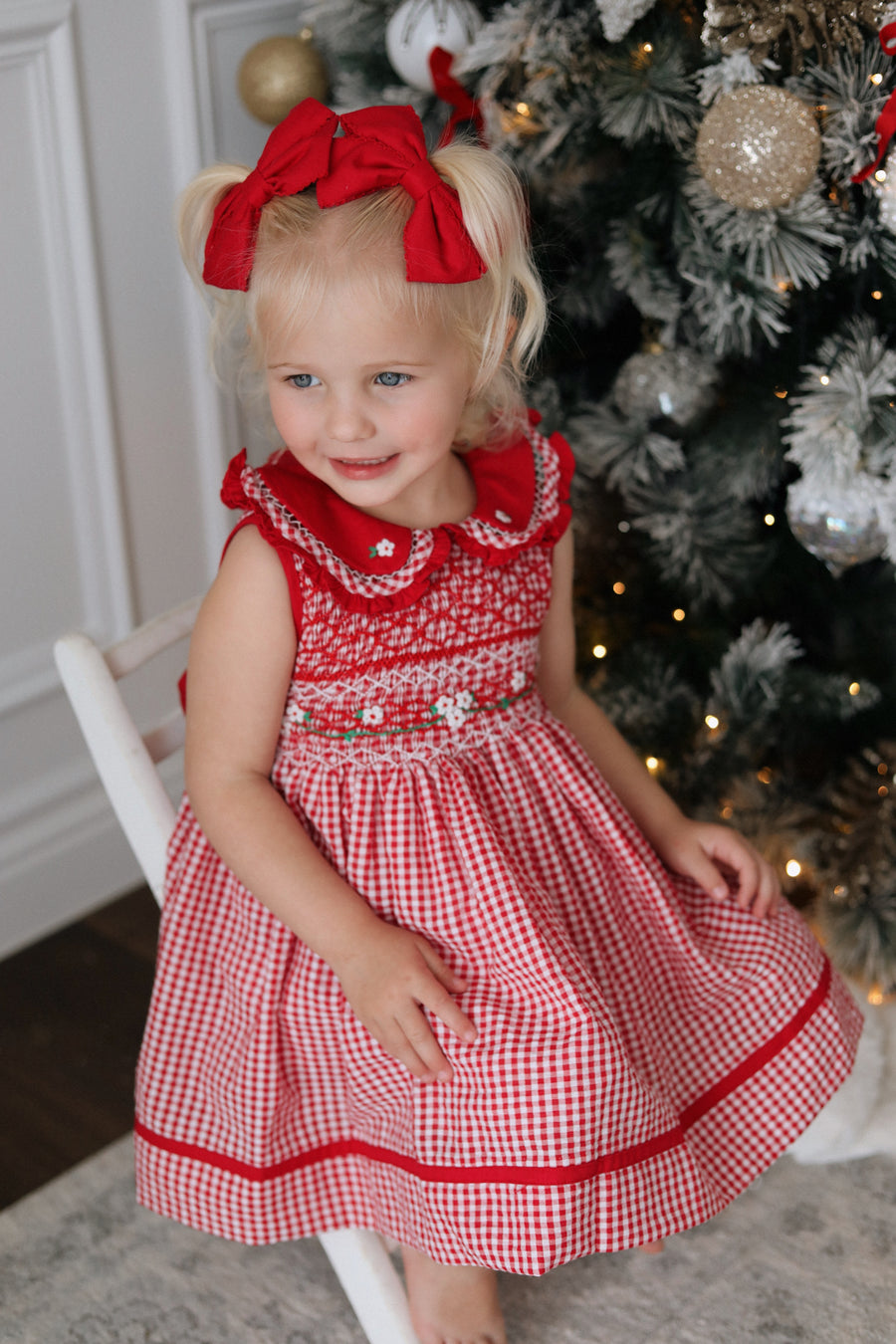 Holly Jolly Gingham Dress * Pre-Order October
