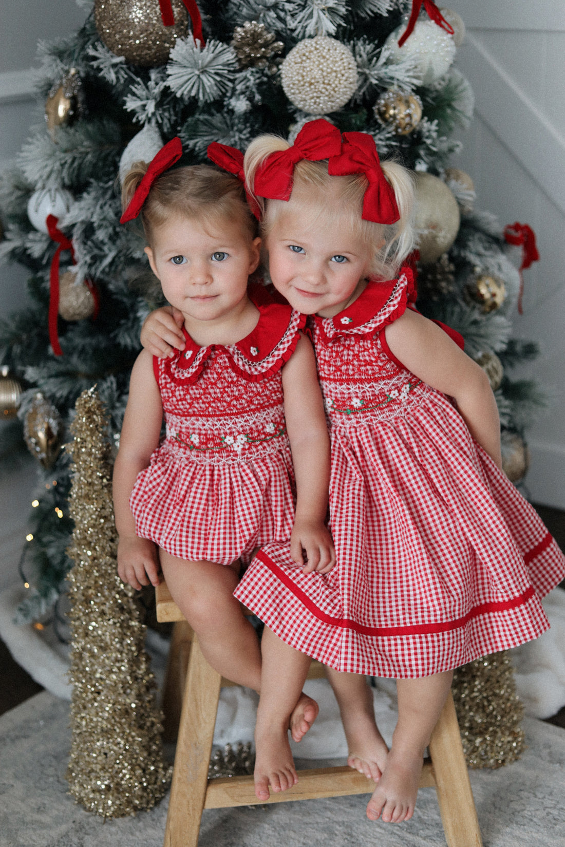 Holly Jolly Gingham Dress * Pre-Order October