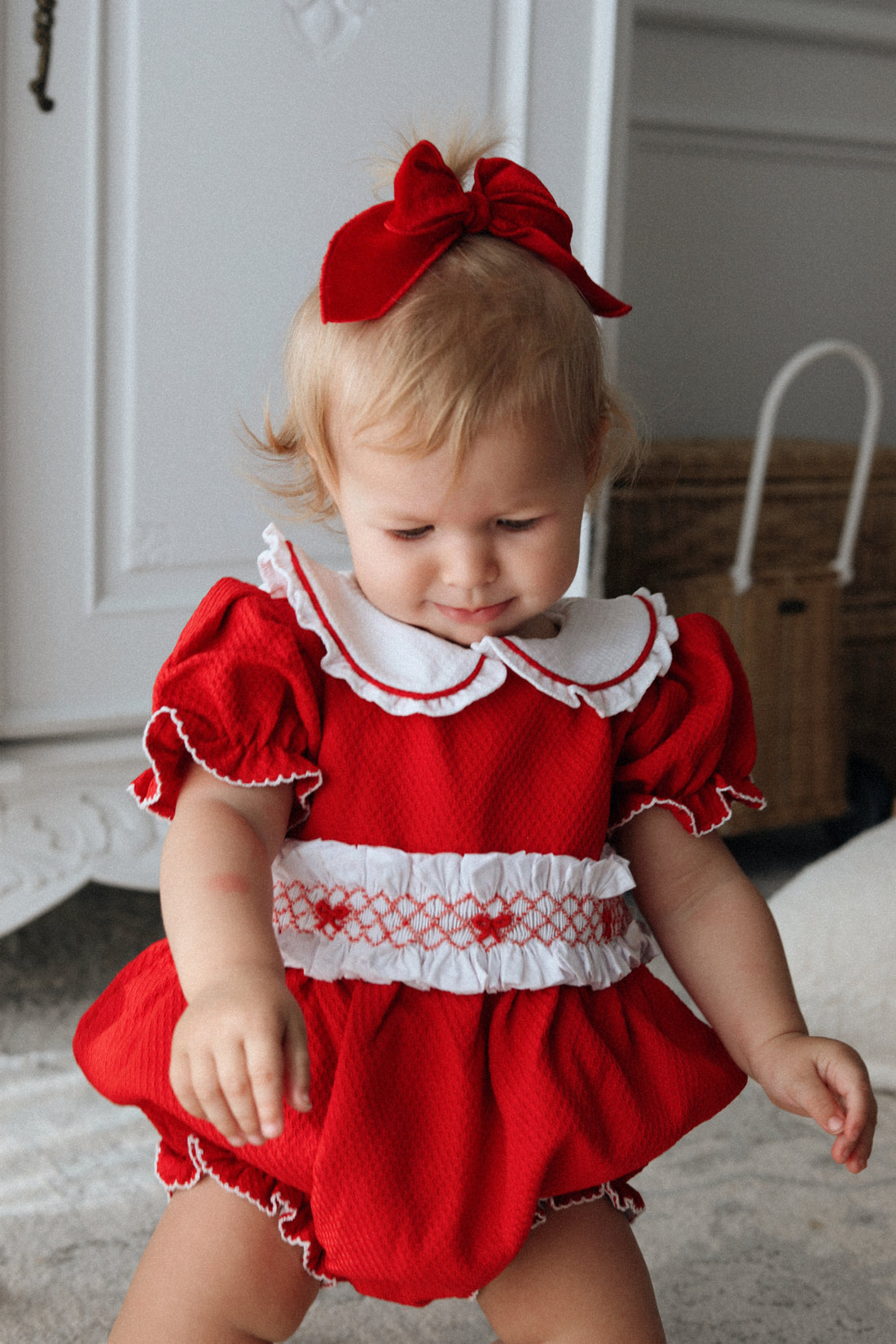 Ruby Ruffle Romper