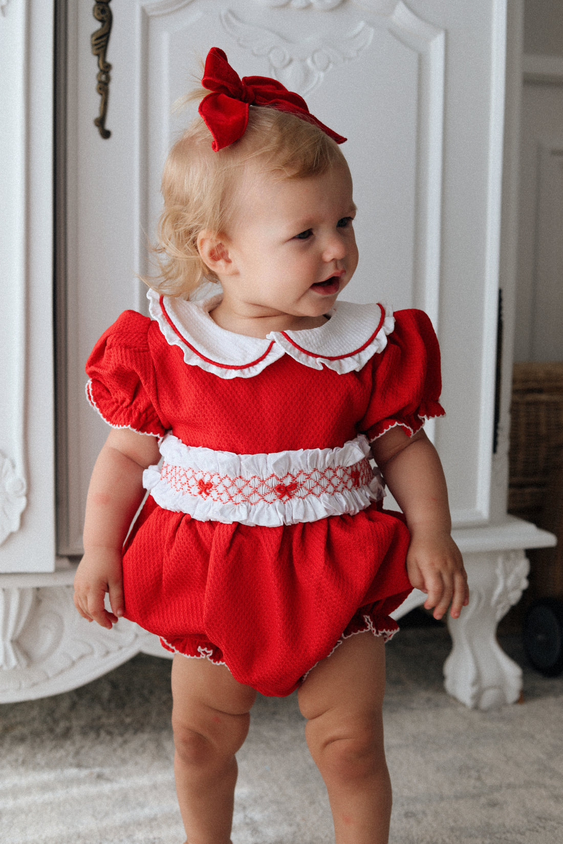 Ruby Ruffle Romper