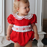 Ruby Ruffle Romper