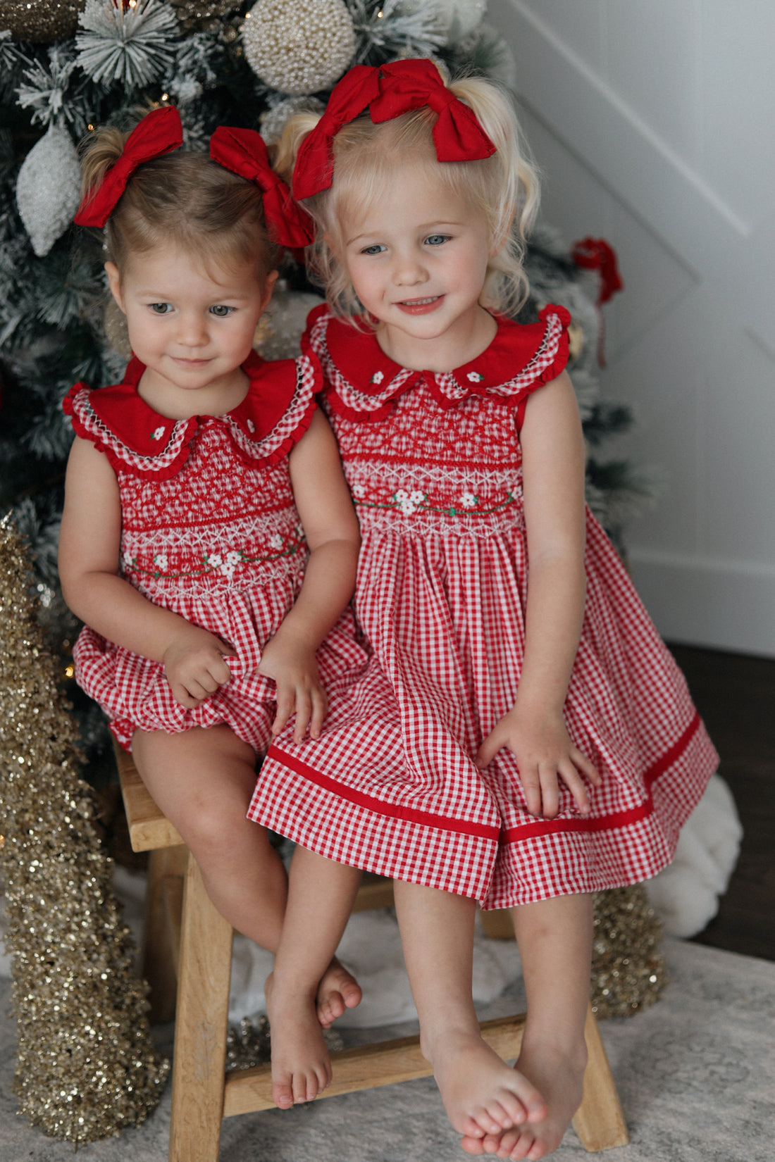 Holly Jolly Gingham Dress * Pre-Order October
