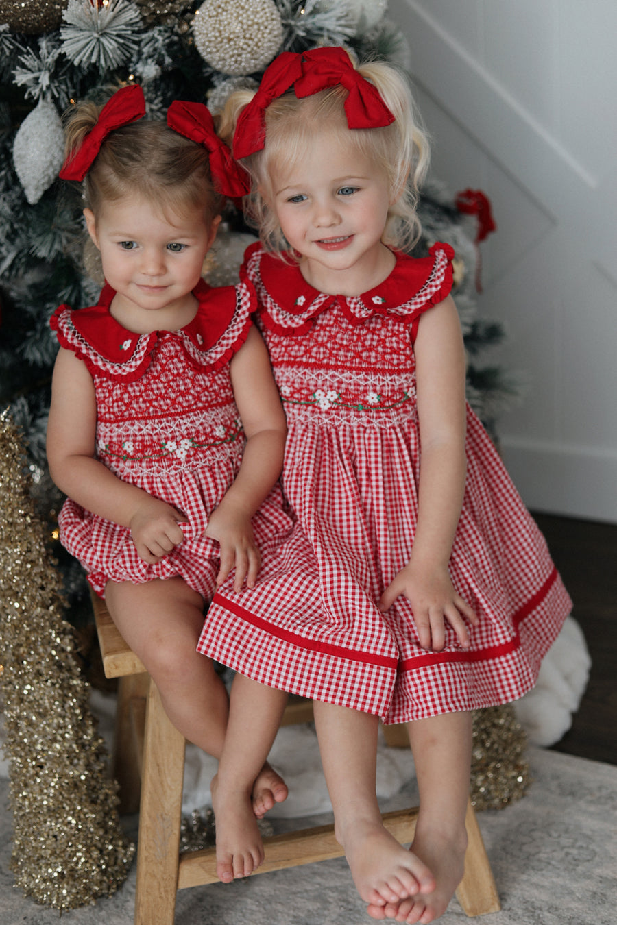 Holly Jolly Gingham Dress * Pre-Order October