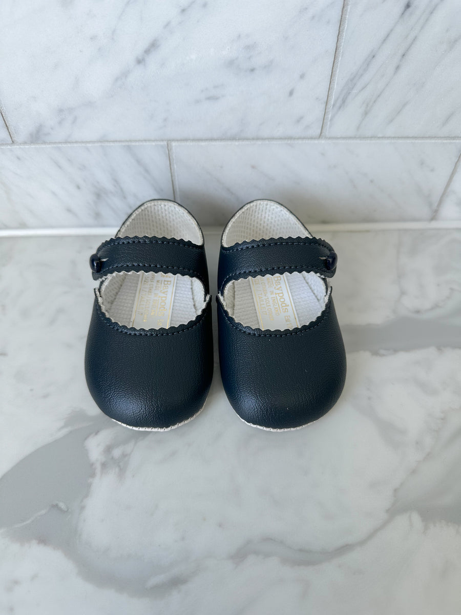 Madison Pram Shoes- Navy