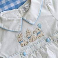 Little Bunnies Linen Romper * Pre Order