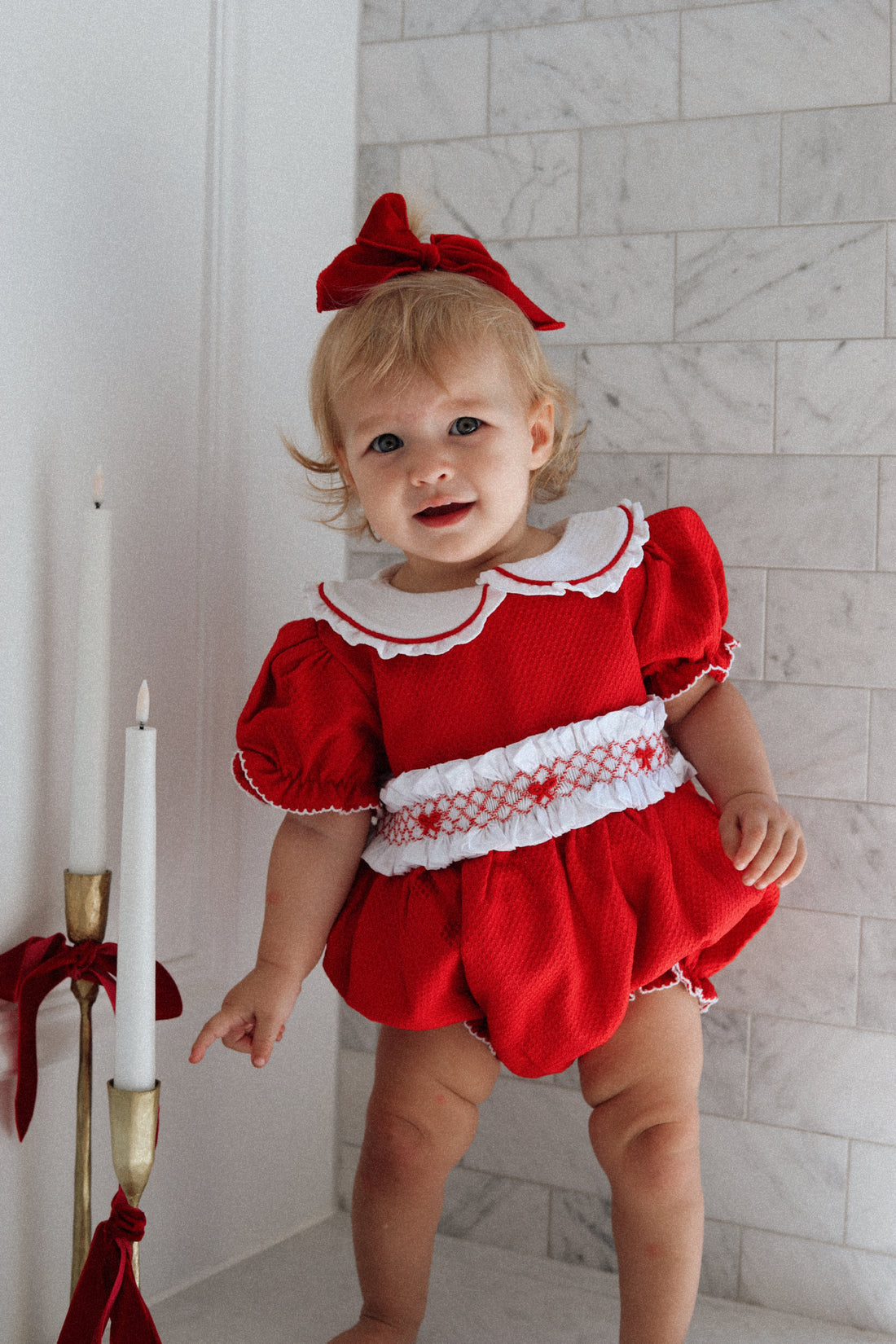 Ruby Ruffle Romper