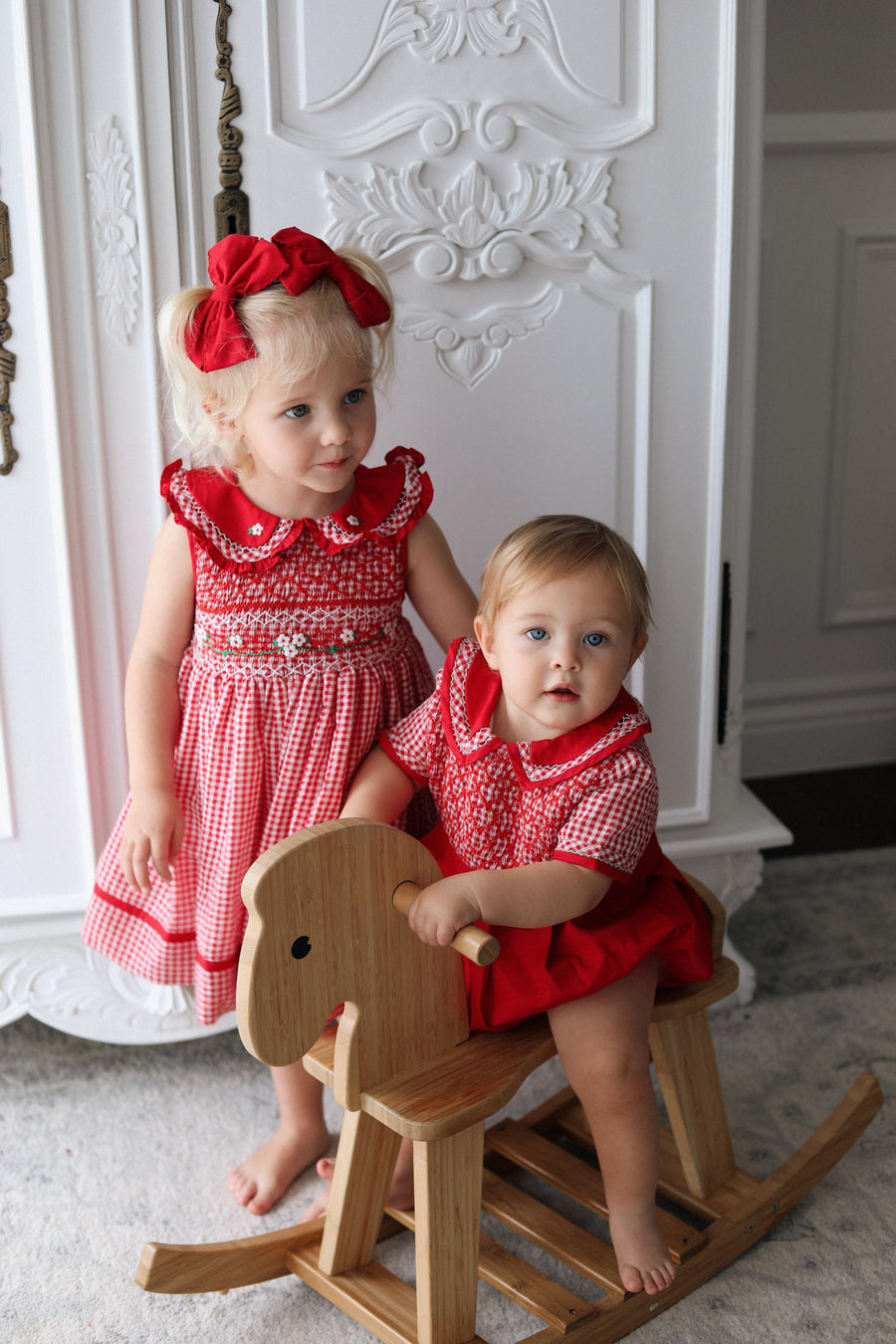 Holly Jolly Gingham Dress * Pre-Order October