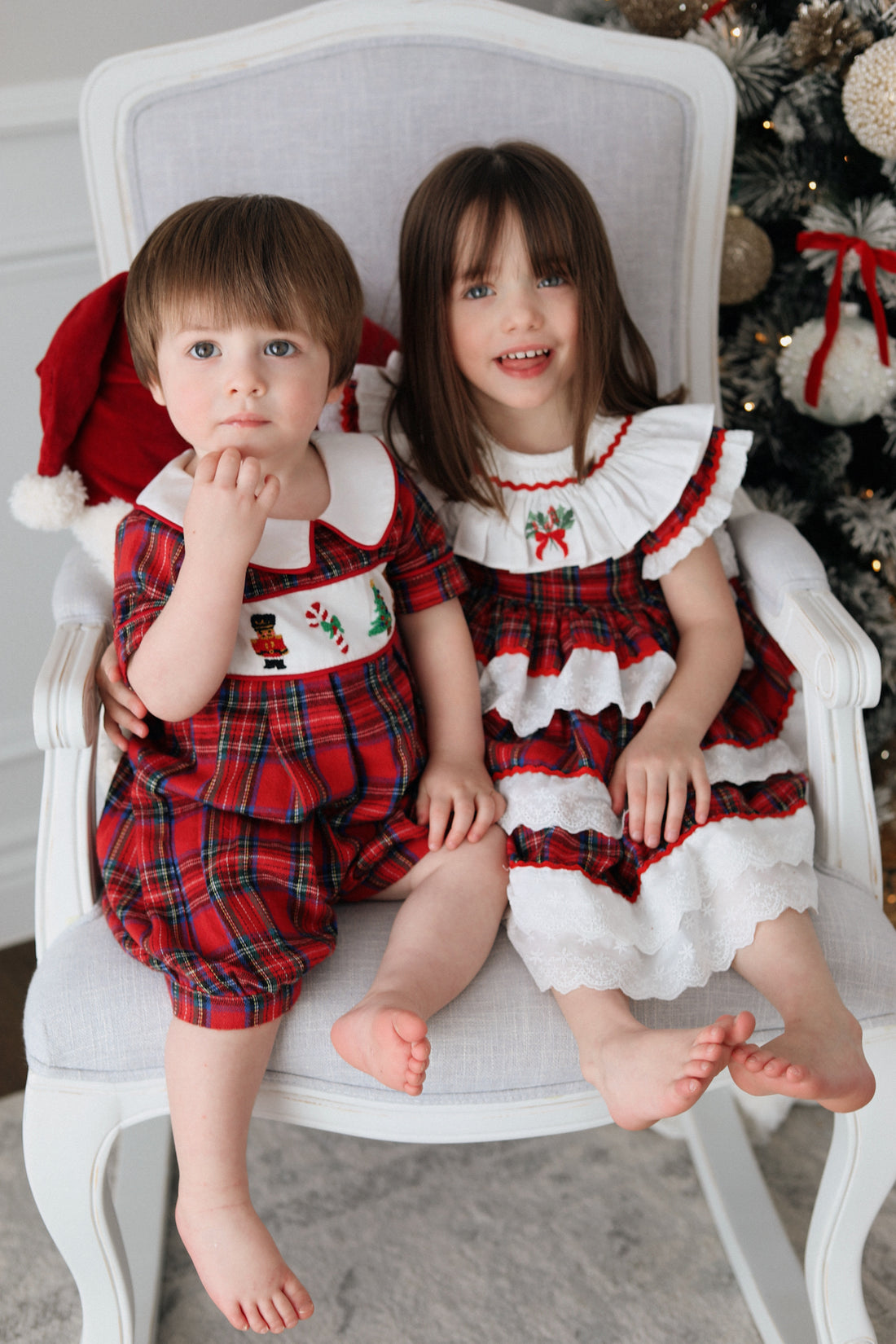 Classic Tartan Nutcracker Romper * Pre-Order September