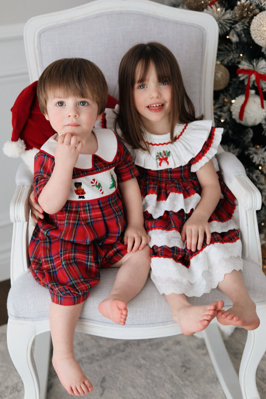 Classic Tartan Nutcracker Romper * Pre-Order September