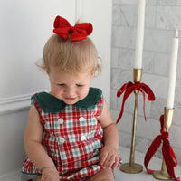 Pippa Plaid Bloomer Set