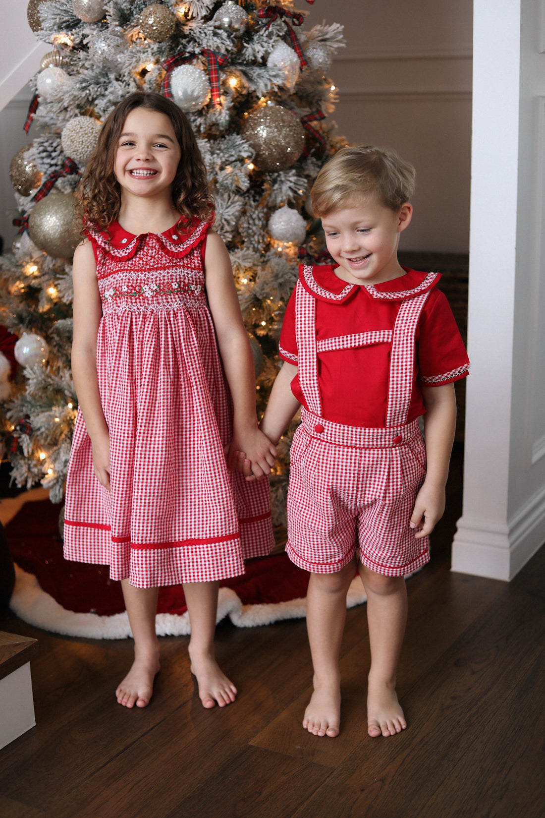 Jolly Gingham Shorts Set *Pre-Order October