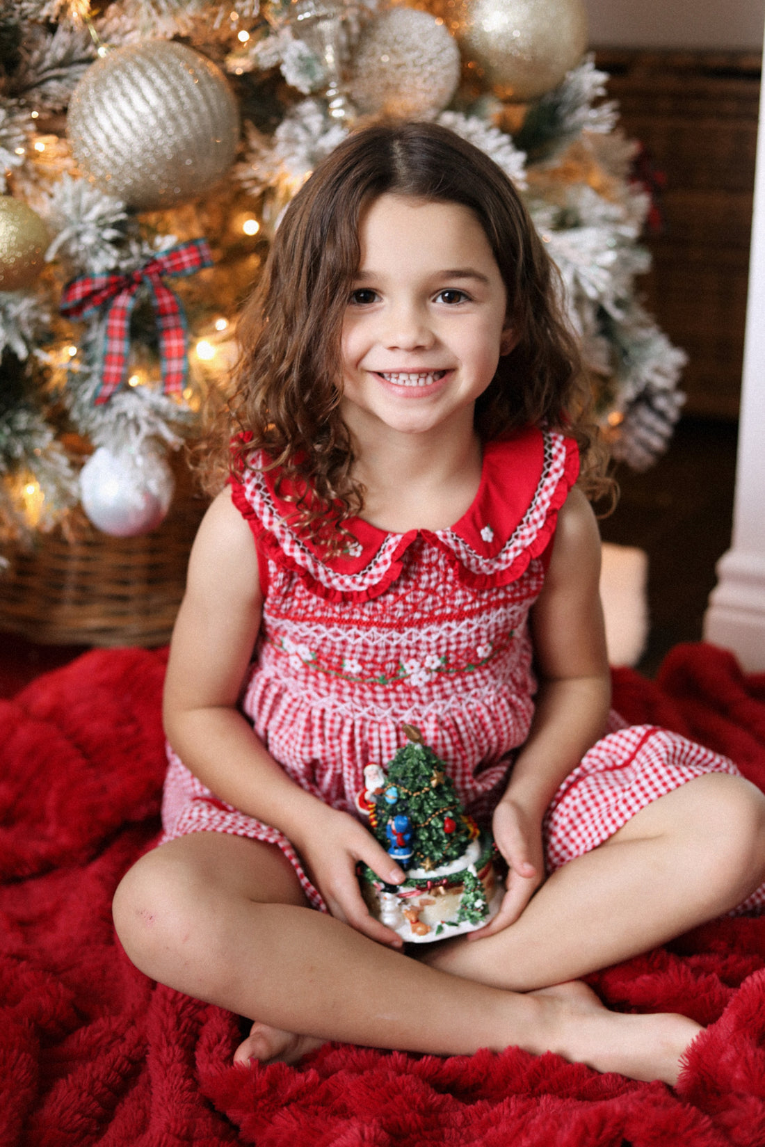 Holly Jolly Gingham Dress * Pre-Order October