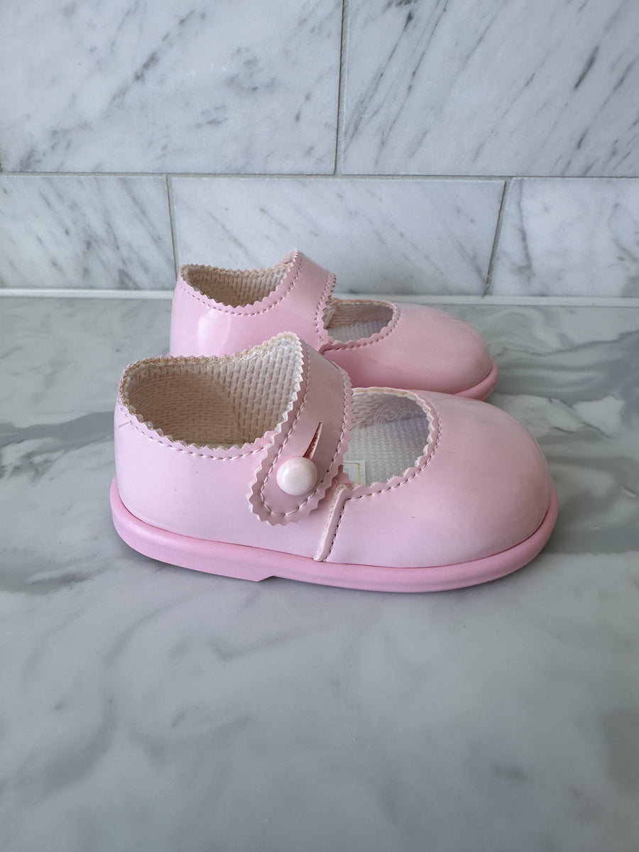 Mary Hard Sole Shoes- Pink Patent