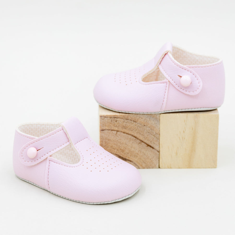 River Pram Shoes- Pink