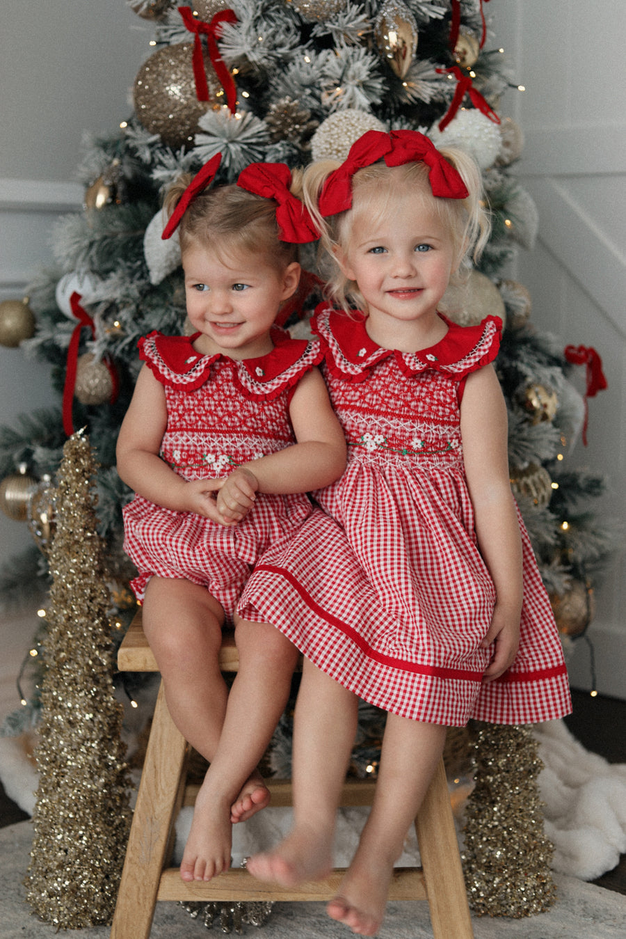Holly Jolly Gingham Dress * Pre-Order October