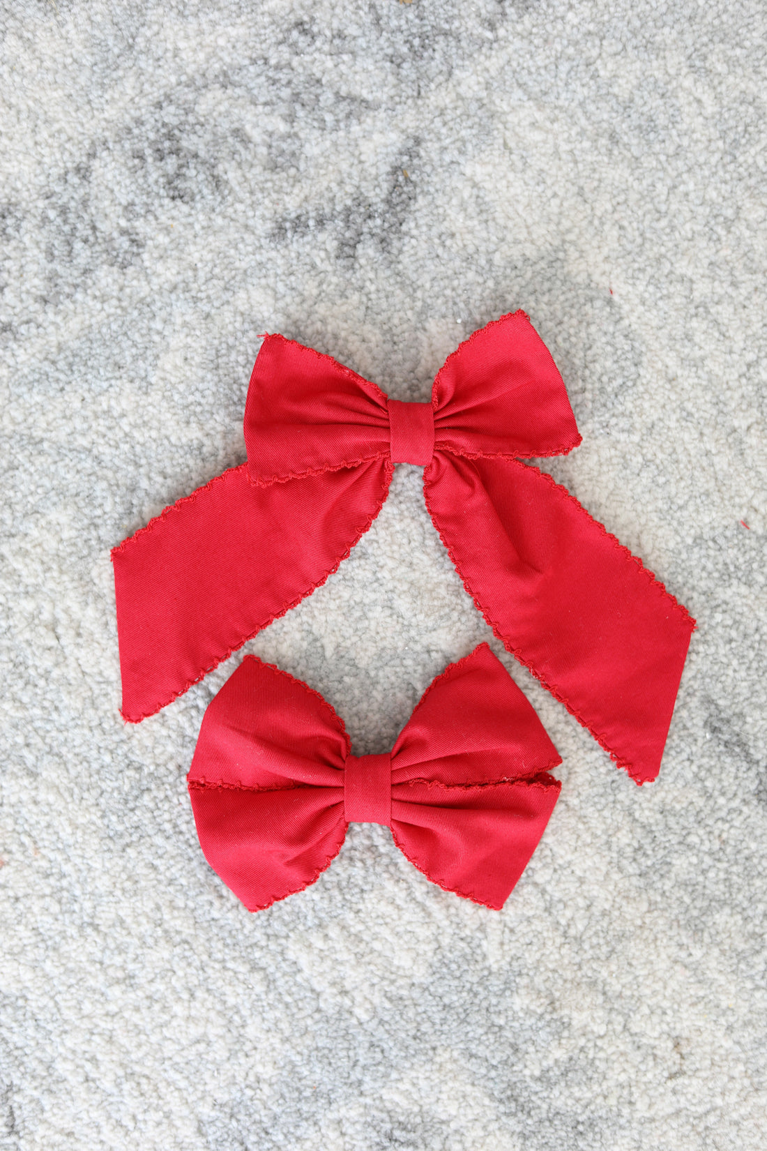 Holiday Hair Bow- Red *Pre-Order October