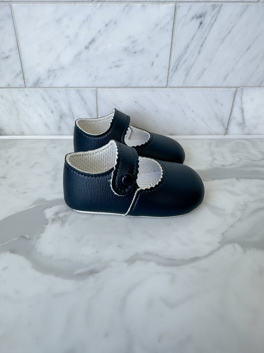 Madison Pram Shoes- Navy