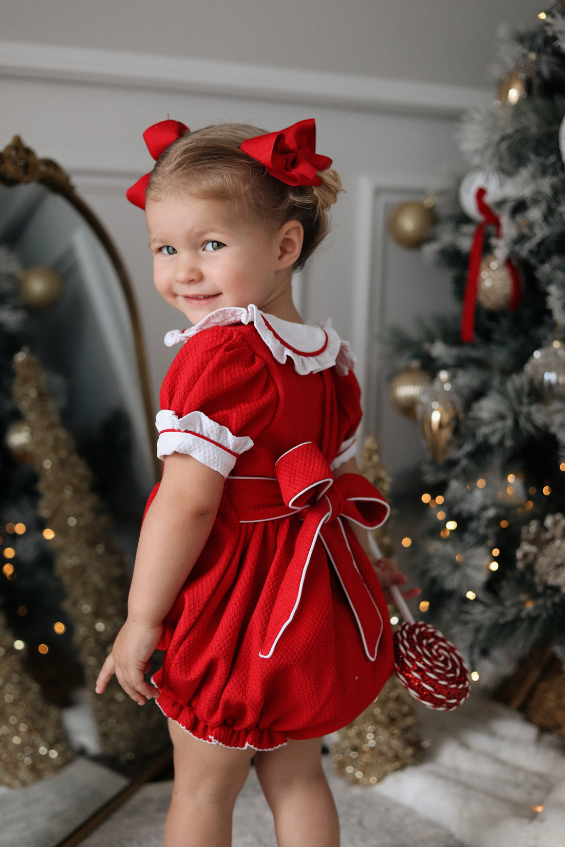 Scarlett Handsmocked Romper * Pre-Order October