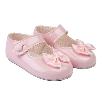 Minnie Pram Shoes- Pink Patent