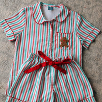 Gingerbread Stripe Women’s Pyjamas- *Pre-Order Nov