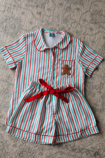 Gingerbread Stripe Women’s Pyjamas- *Pre-Order Nov