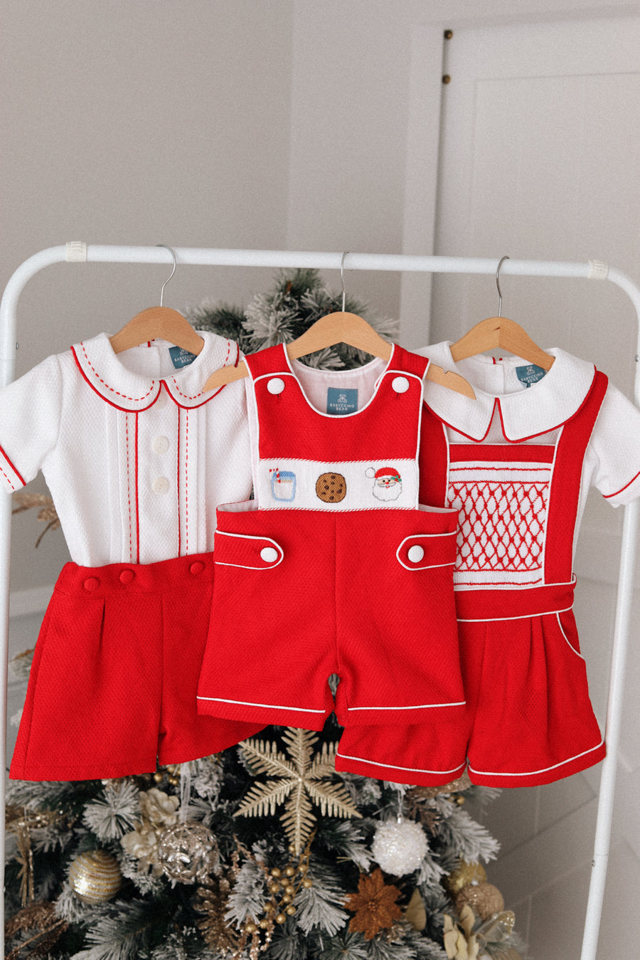 Milk and Cookies Smocked Shortall- *Pre-Order Oct