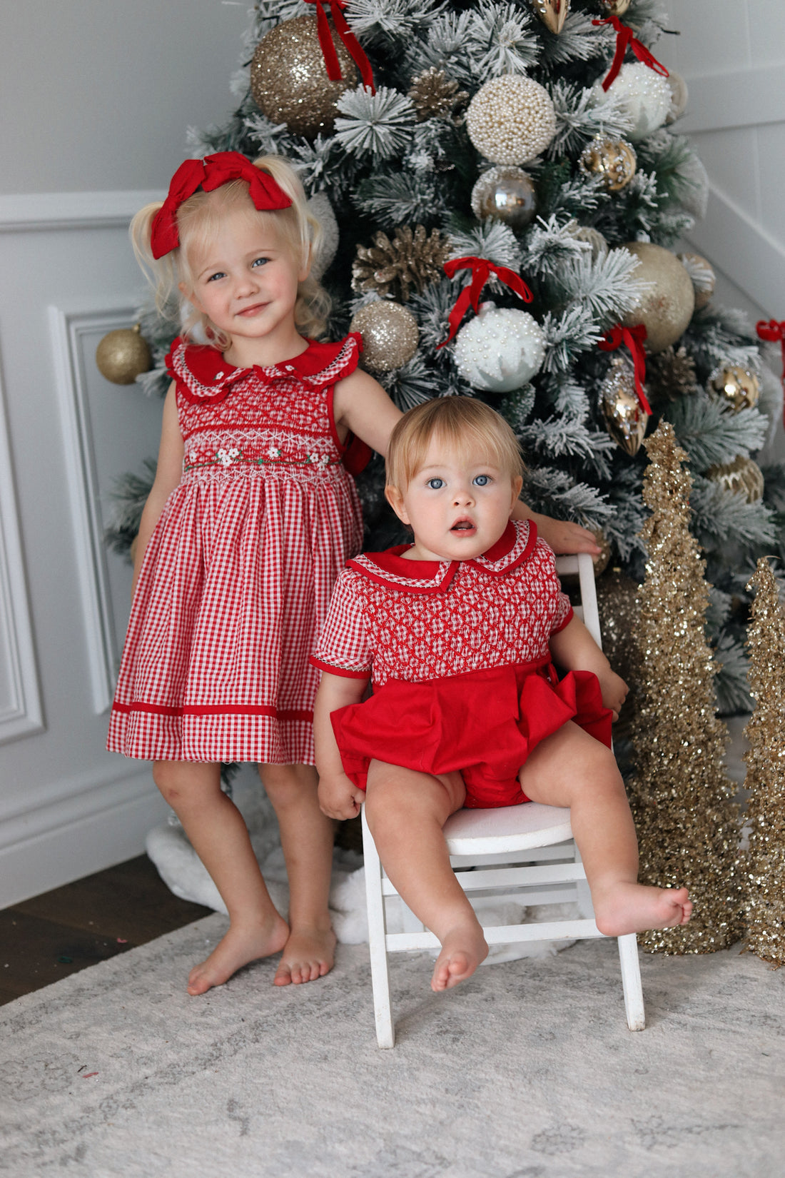 Holly Jolly Gingham Dress * Pre-Order October