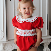 Ruby Ruffle Romper