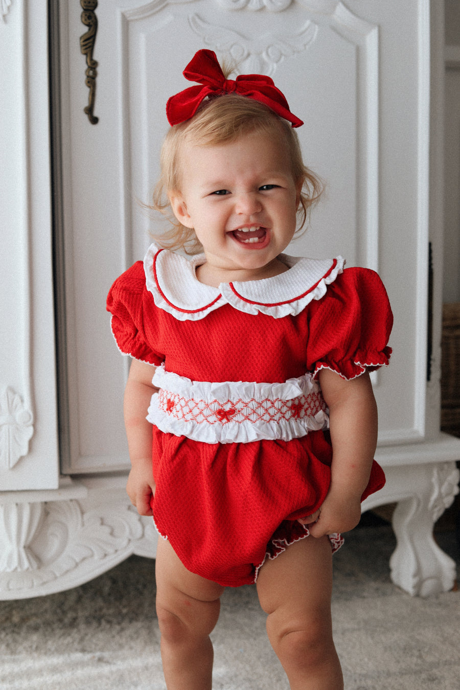 Ruby Ruffle Romper