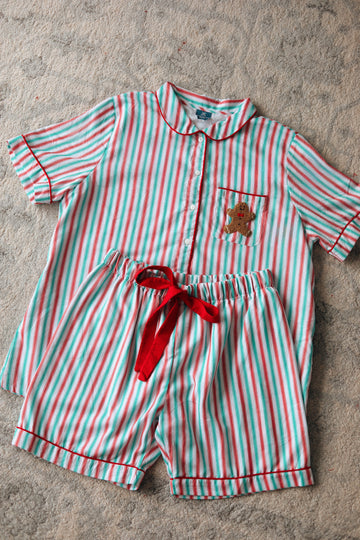 Gingerbread Stripe Men’s Pyjamas- *Pre-Order Nov