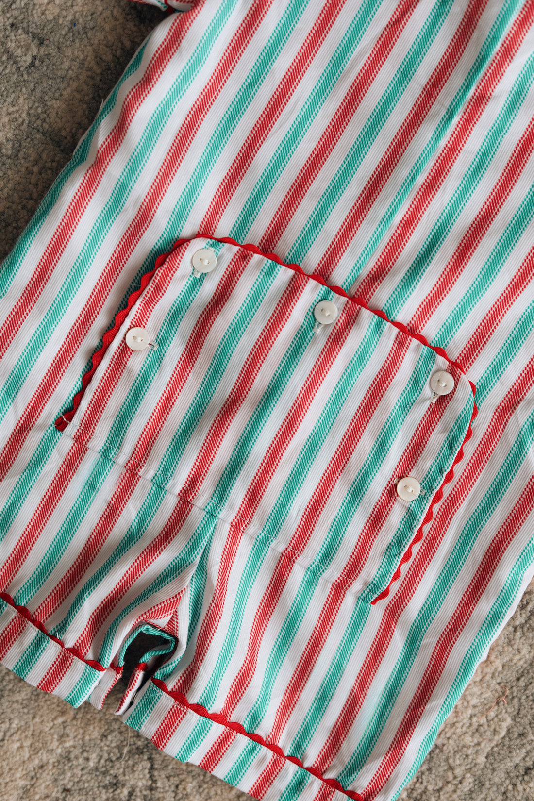 Gingerbread Stripe Pyjamas Baby- *Pre-Order Nov