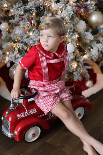 Jolly Gingham Shorts Set *Pre-Order October