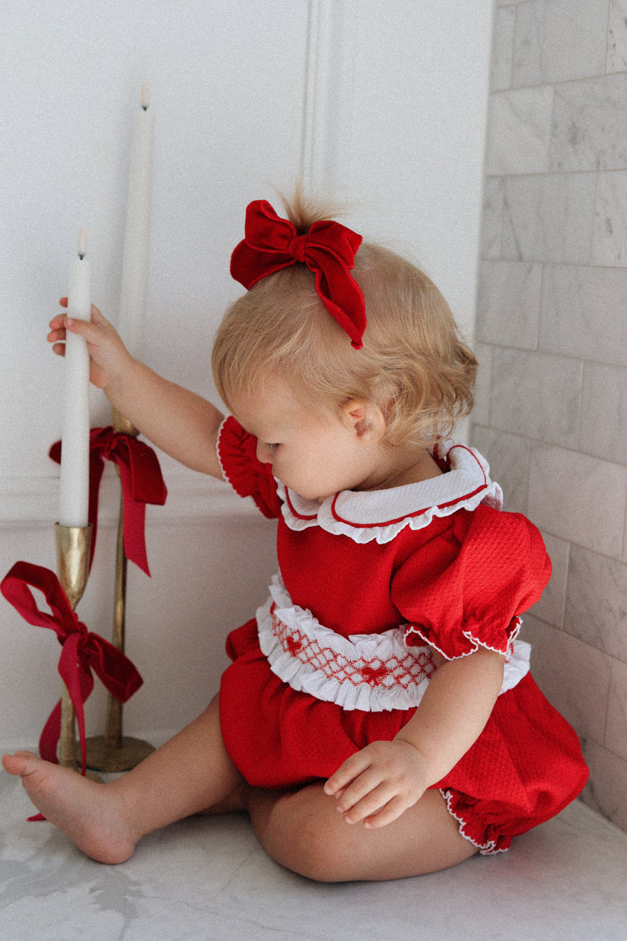 Ruby Ruffle Romper