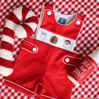 Milk and Cookies Smocked Shortall- *Pre-Order Oct