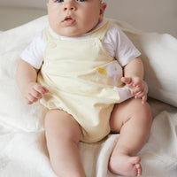 Puddle Duck Romper and Collared Shirt Set