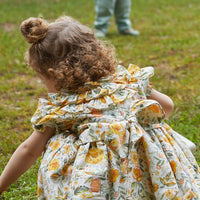 Marigold Ruffle Collar Floral Dress