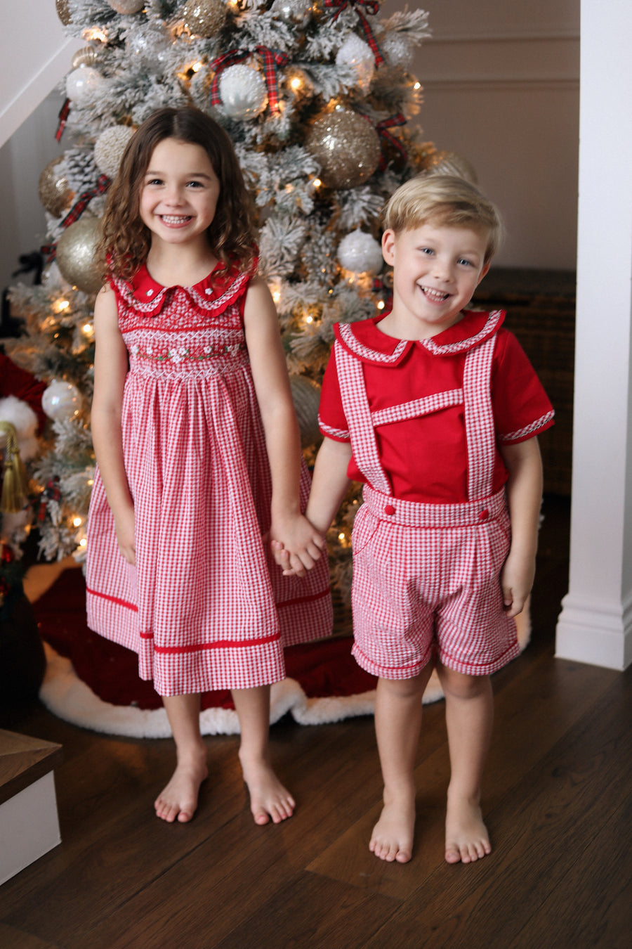 Jolly Gingham Shorts Set *Pre-Order October