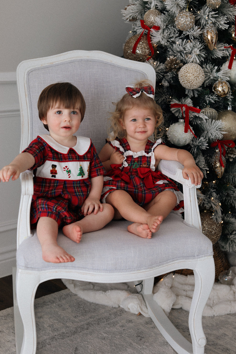 Classic Tartan Nutcracker Romper * Pre-Order September