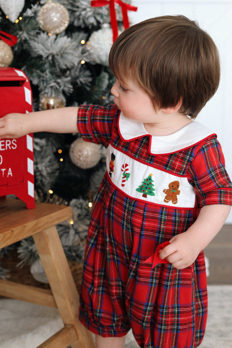 Classic Tartan Nutcracker Romper * Pre-Order September