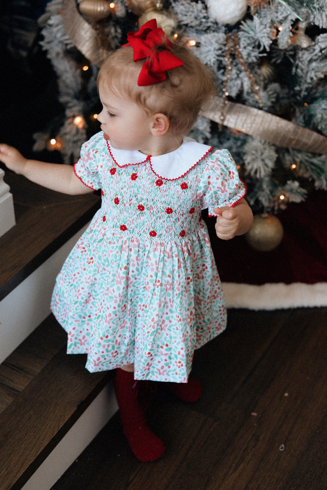 Angelica Festive Floral Dress