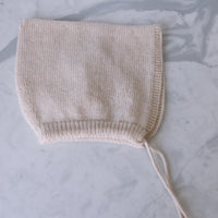 Oatmeal Merino Wool & Cashmere Bonnet