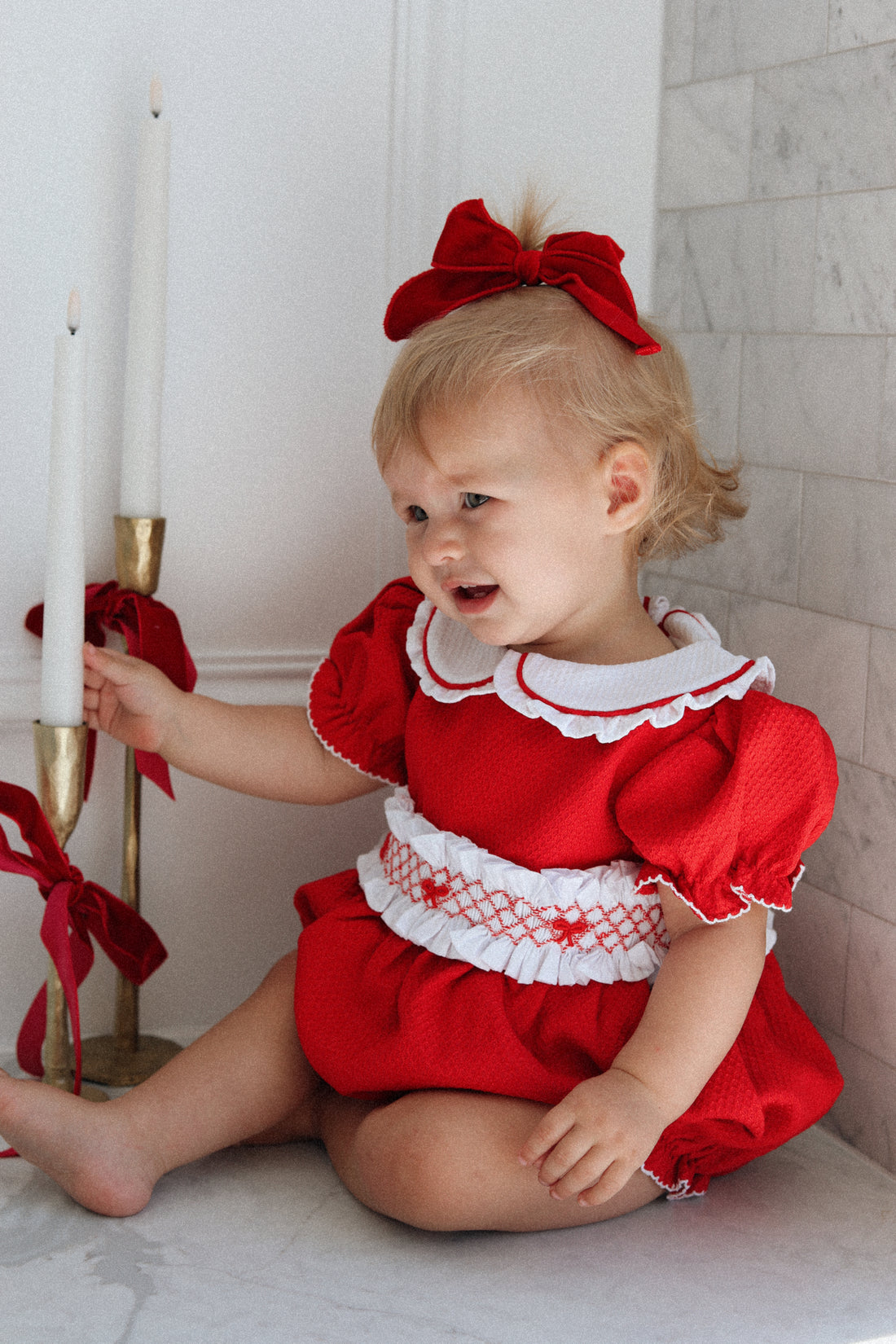 Ruby Ruffle Romper