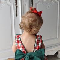 Pippa Plaid Bloomer Set