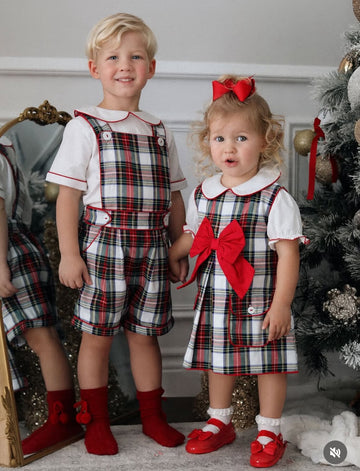 Heritage Tartan Pinafore Dress     *Pre-Order October