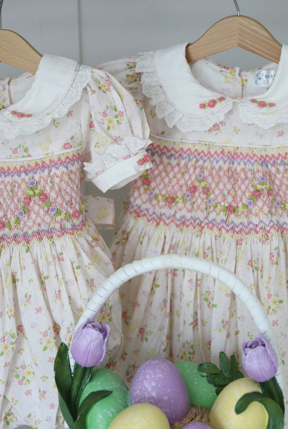 Bunny Meadow Handsmocked Dress* Pre Order