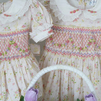 Bunny Meadow Handsmocked Dress* Pre Order